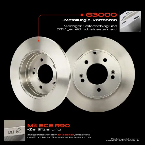 Bremsscheibe Hinterachse Frankberg 5481FB0033917 Bild Bremsscheibe Hinterachse Frankberg 5481FB0033917