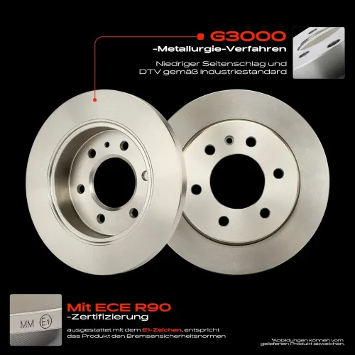 Bremsscheibe Hinterachse Frankberg 5481FB0033923 Bild Bremsscheibe Hinterachse Frankberg 5481FB0033923