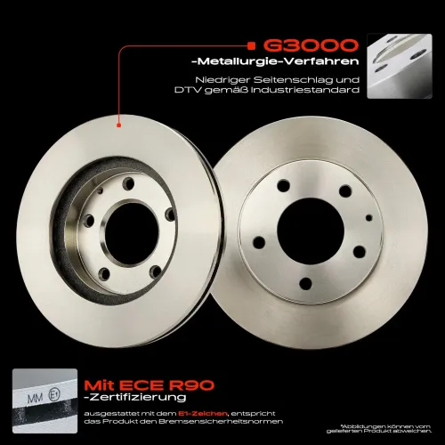 Bremsscheibe Vorderachse Frankberg 5481FB0033938 Bild Bremsscheibe Vorderachse Frankberg 5481FB0033938