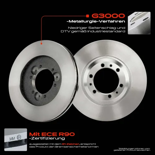 Bremsscheibe Vorderachse Frankberg 5481FB0033955 Bild Bremsscheibe Vorderachse Frankberg 5481FB0033955