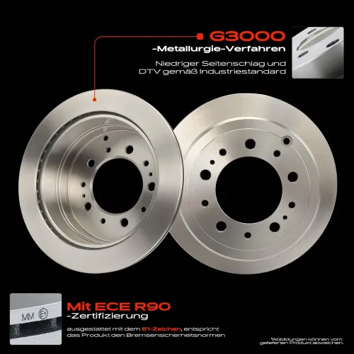 Bremsscheibe Hinterachse Frankberg 5481FB0033977 Bild Bremsscheibe Hinterachse Frankberg 5481FB0033977