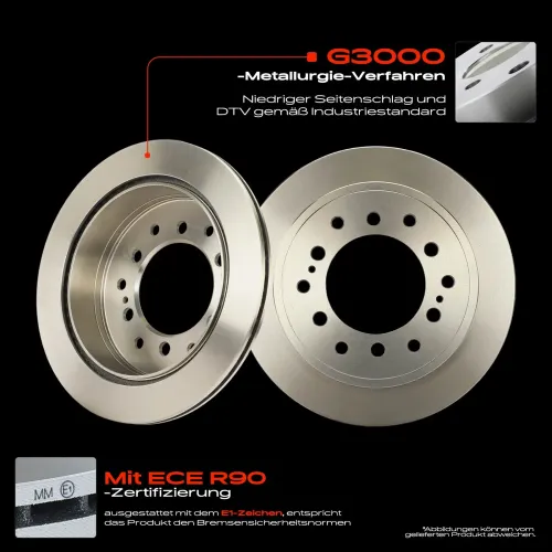 Bremsscheibe Hinterachse Frankberg 5481FB0033978 Bild Bremsscheibe Hinterachse Frankberg 5481FB0033978