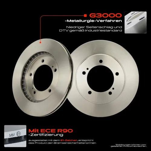 Bremsscheibe Vorderachse Frankberg 5481FB0033990 Bild Bremsscheibe Vorderachse Frankberg 5481FB0033990