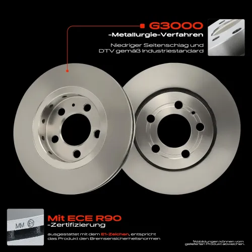 Bremsscheibe Hinterachse Frankberg 5481FB0034019 Bild Bremsscheibe Hinterachse Frankberg 5481FB0034019