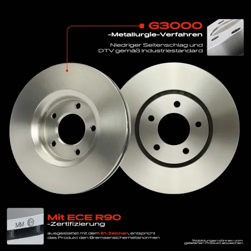 Bremsscheibe Vorderachse Frankberg 5481FB0034022 Bild Bremsscheibe Vorderachse Frankberg 5481FB0034022