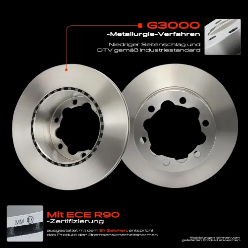 Bremsscheibe Hinterachse Frankberg 5481FB0034038 Bild Bremsscheibe Hinterachse Frankberg 5481FB0034038