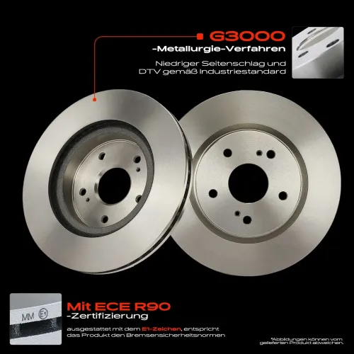 Bremsscheibe Vorderachse Frankberg 5481FB0034071 Bild Bremsscheibe Vorderachse Frankberg 5481FB0034071