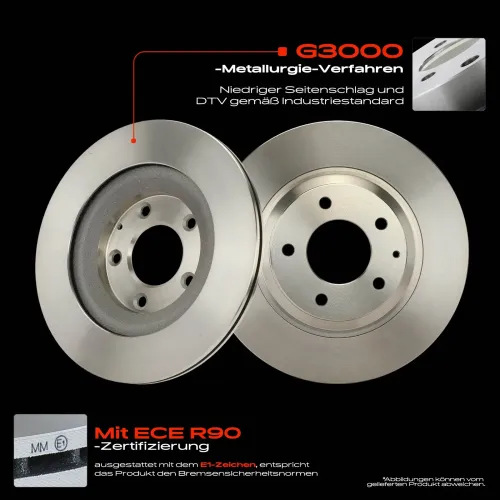 Bremsscheibe Hinterachse Frankberg 5481FB0034117 Bild Bremsscheibe Hinterachse Frankberg 5481FB0034117