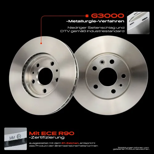 Bremsscheibe Vorderachse Frankberg 5481FB0034174 Bild Bremsscheibe Vorderachse Frankberg 5481FB0034174