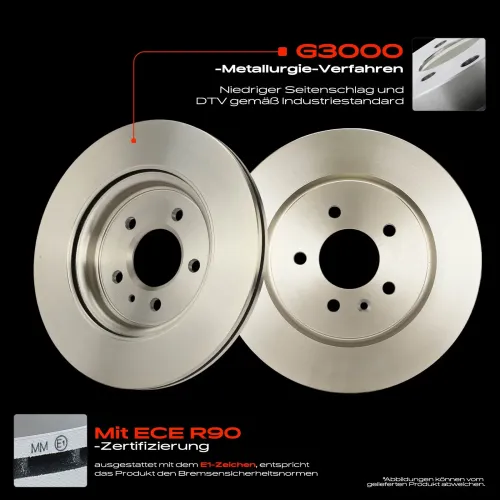 Bremsscheibe Hinterachse Frankberg 5481FB0034211 Bild Bremsscheibe Hinterachse Frankberg 5481FB0034211