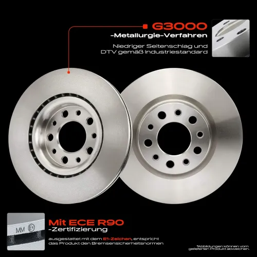 Bremsscheibe Hinterachse Frankberg 5481FB0034227 Bild Bremsscheibe Hinterachse Frankberg 5481FB0034227