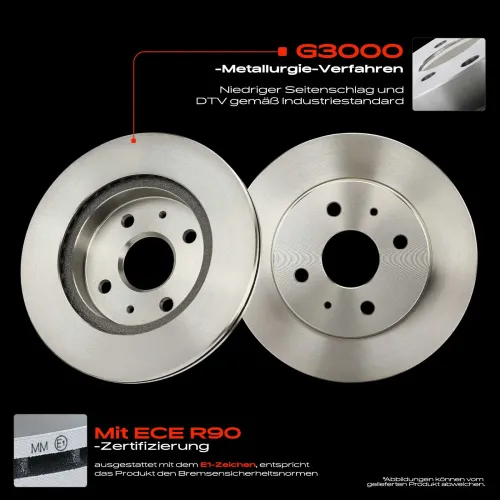 Bremsscheibe Vorderachse Frankberg 5481FB0034250 Bild Bremsscheibe Vorderachse Frankberg 5481FB0034250