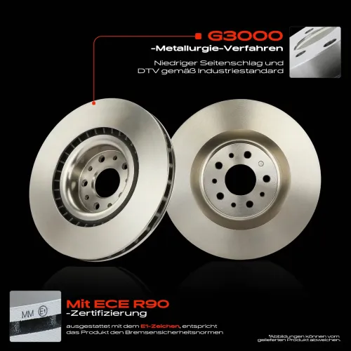 Bremsscheibe Vorderachse Frankberg 5481FB0034256 Bild Bremsscheibe Vorderachse Frankberg 5481FB0034256