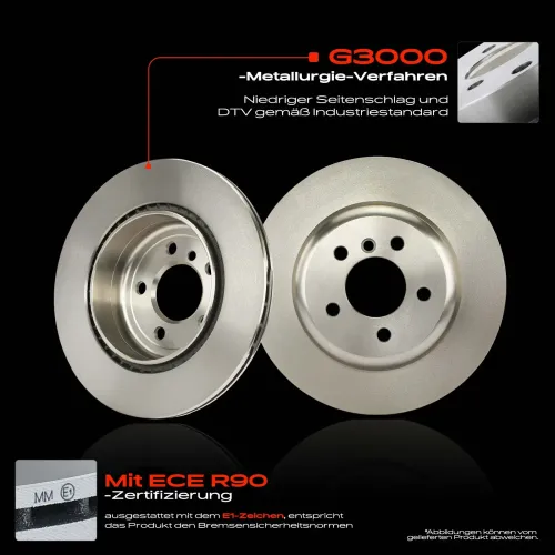 Bremsscheibe Hinterachse Frankberg 5481FB0034307 Bild Bremsscheibe Hinterachse Frankberg 5481FB0034307