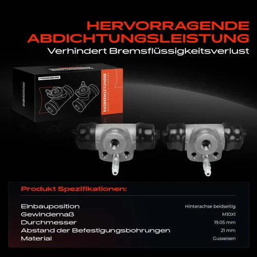 Radbremszylinder Hinterachse beidseitig Frankberg 5481FB0034362 Bild Radbremszylinder Hinterachse beidseitig Frankberg 5481FB0034362