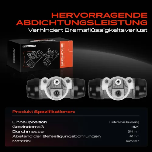 Radbremszylinder Hinterachse beidseitig Frankberg 5481FB0034373 Bild Radbremszylinder Hinterachse beidseitig Frankberg 5481FB0034373