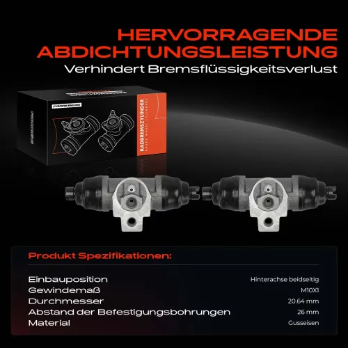 Radbremszylinder Hinterachse beidseitig Frankberg 5481FB0034384 Bild Radbremszylinder Hinterachse beidseitig Frankberg 5481FB0034384