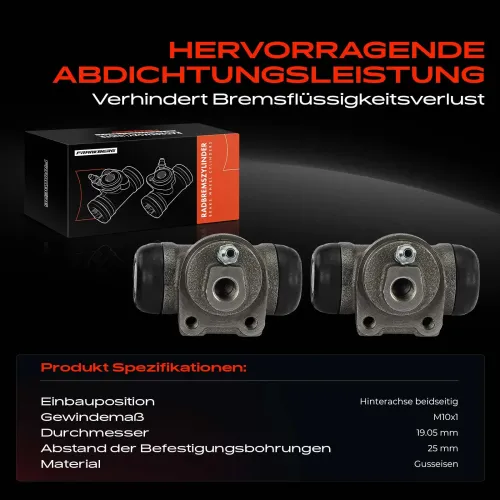 Radbremszylinder Hinterachse beidseitig Frankberg 5481FB0034397 Bild Radbremszylinder Hinterachse beidseitig Frankberg 5481FB0034397