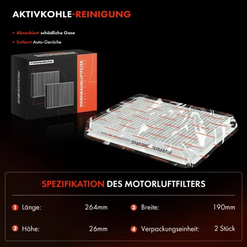 Filter, Innenraumluft Frankberg 5481FB0034639 Bild Filter, Innenraumluft Frankberg 5481FB0034639