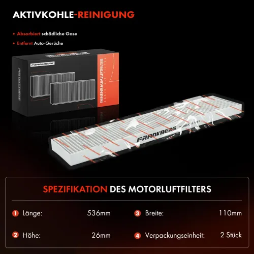 Filter, Innenraumluft Frankberg 5481FB0034669 Bild Filter, Innenraumluft Frankberg 5481FB0034669