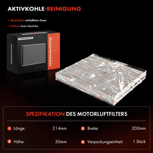 Filter, Innenraumluft Frankberg 5481FB0034682 Bild Filter, Innenraumluft Frankberg 5481FB0034682