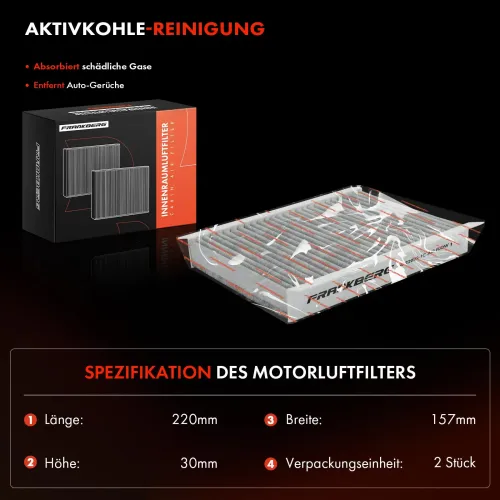 Filter, Innenraumluft Frankberg 5481FB0034683 Bild Filter, Innenraumluft Frankberg 5481FB0034683