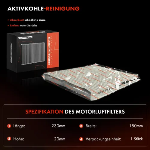 Filter, Innenraumluft Frankberg 5481FB0034690 Bild Filter, Innenraumluft Frankberg 5481FB0034690