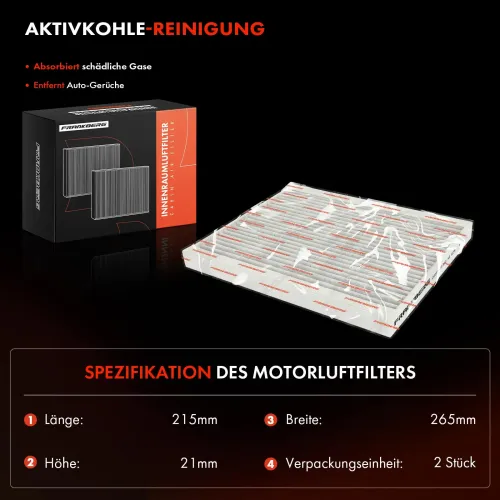 Filter, Innenraumluft Frankberg 5481FB0034700 Bild Filter, Innenraumluft Frankberg 5481FB0034700