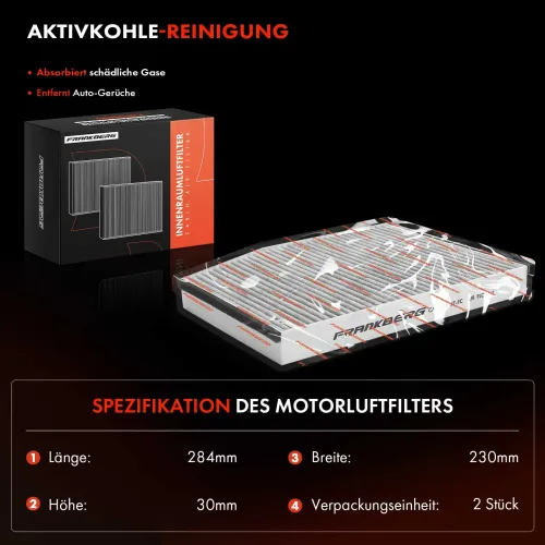 Filter, Innenraumluft Frankberg 5481FB0034709 Bild Filter, Innenraumluft Frankberg 5481FB0034709