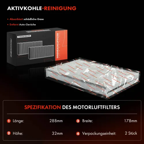 Filter, Innenraumluft Frankberg 5481FB0034710 Bild Filter, Innenraumluft Frankberg 5481FB0034710