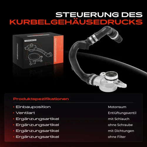 Ventil, Kurbelgehäuseentlüftung Motorraum Frankberg 5481FB0037430 Bild Ventil, Kurbelgehäuseentlüftung Motorraum Frankberg 5481FB0037430