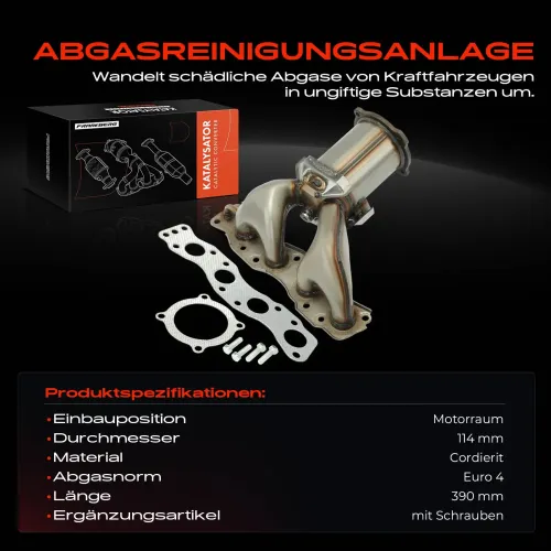 Katalysator Motorraum Frankberg 5481FB0037459 Bild Katalysator Motorraum Frankberg 5481FB0037459