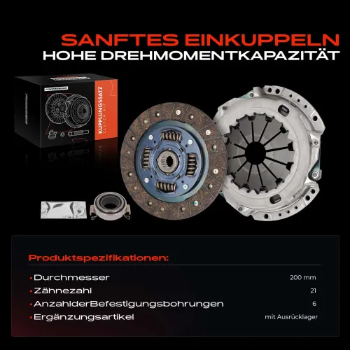 Kupplungssatz Frankberg 5481FB0037508 Bild Kupplungssatz Frankberg 5481FB0037508