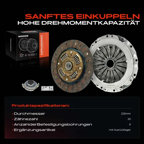 Kupplungssatz Frankberg 5481FB0037657 Bild Kupplungssatz Frankberg 5481FB0037657