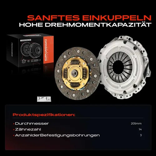 Kupplungssatz Frankberg 5481FB0037771 Bild Kupplungssatz Frankberg 5481FB0037771