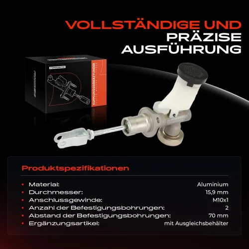 Geberzylinder, Kupplung Frankberg 5481FB0037887 Bild Geberzylinder, Kupplung Frankberg 5481FB0037887