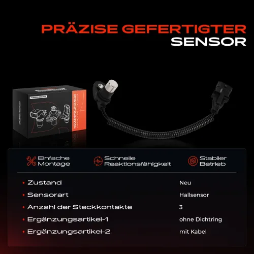 Sensor, Nockenwellenposition Frankberg 5481FB0037905 Bild Sensor, Nockenwellenposition Frankberg 5481FB0037905