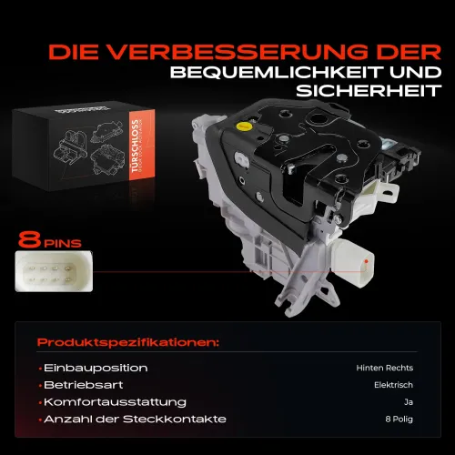 Türschloss hinten rechts Frankberg 5481FB0038300 Bild Türschloss hinten rechts Frankberg 5481FB0038300