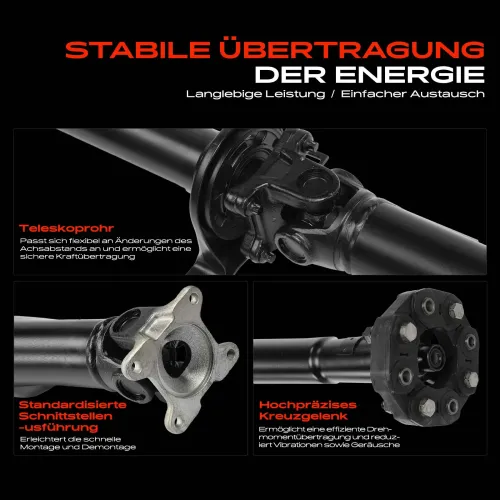 Gelenkwelle, Achsantrieb Hinterachse Frankberg 5481FB0038318 Bild Gelenkwelle, Achsantrieb Hinterachse Frankberg 5481FB0038318