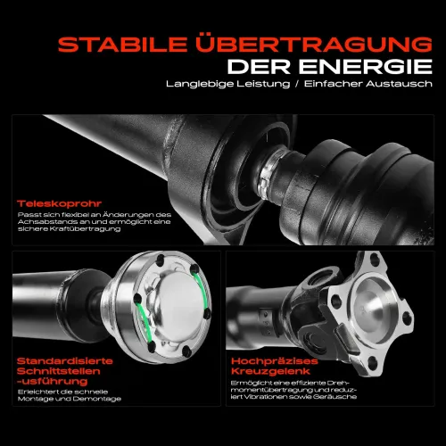 Gelenkwelle, Achsantrieb Hinterachse Frankberg 5481FB0038334 Bild Gelenkwelle, Achsantrieb Hinterachse Frankberg 5481FB0038334