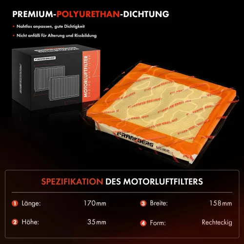 Luftfiltersatz Frankberg 5481FB0038379 Bild Luftfiltersatz Frankberg 5481FB0038379