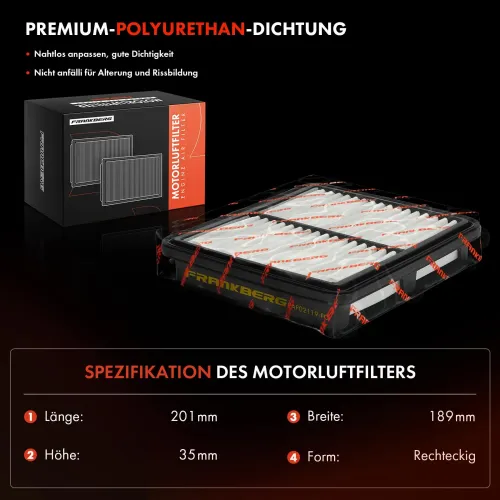 Luftfiltersatz Frankberg 5481FB0038388 Bild Luftfiltersatz Frankberg 5481FB0038388