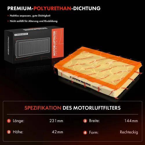Luftfilter Frankberg 5481FB0038399 Bild Luftfilter Frankberg 5481FB0038399