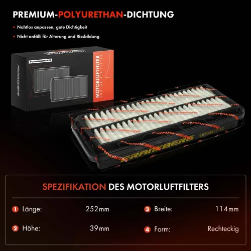 Luftfiltersatz Frankberg 5481FB0038410 Bild Luftfiltersatz Frankberg 5481FB0038410