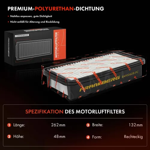 Luftfilter Frankberg 5481FB0038413 Bild Luftfilter Frankberg 5481FB0038413