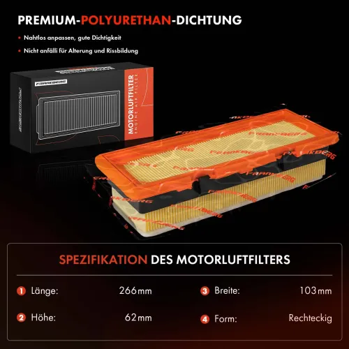 Luftfilter Frankberg 5481FB0038417 Bild Luftfilter Frankberg 5481FB0038417