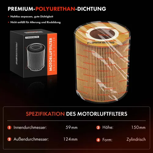 Luftfiltersatz Frankberg 5481FB0038465 Bild Luftfiltersatz Frankberg 5481FB0038465