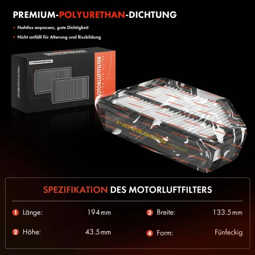 Luftfiltersatz Frankberg 5481FB0038482 Bild Luftfiltersatz Frankberg 5481FB0038482