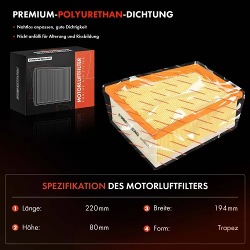 Luftfilter Frankberg 5481FB0038494 Bild Luftfilter Frankberg 5481FB0038494