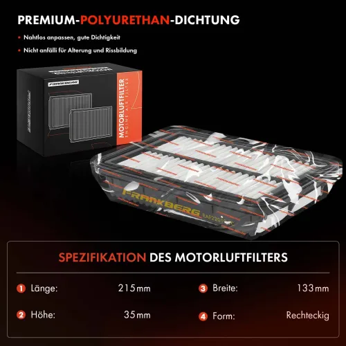 Luftfiltersatz Frankberg 5481FB0038495 Bild Luftfiltersatz Frankberg 5481FB0038495